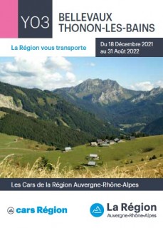 Horaires cars SAT ligne Y03 - Thonon/Bellevaux