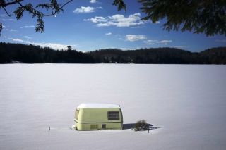 Camper van facilities area