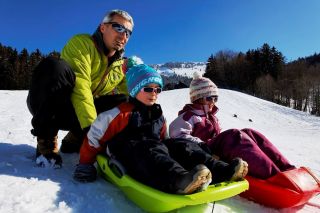 Sledding slopes