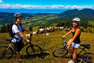 Guided mountain bike tours