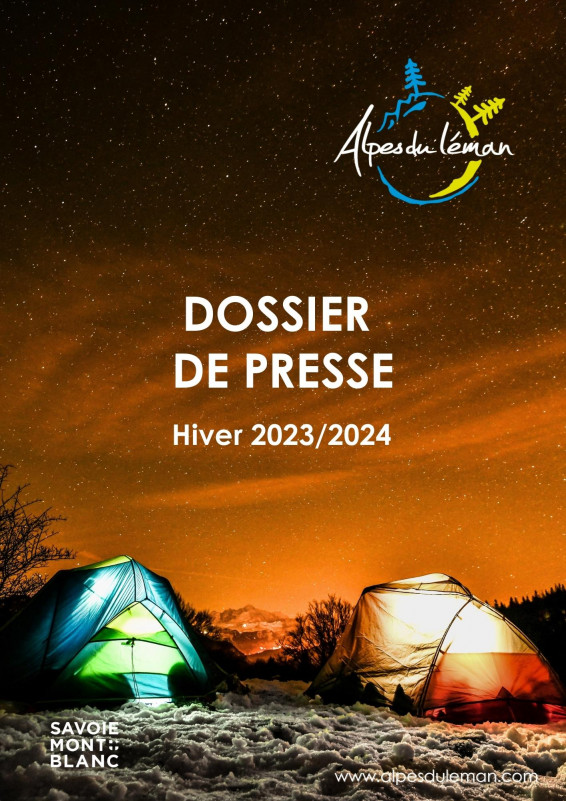 Dossier de presse hiver 2024 : Les Alpes du Léman (74) 