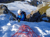 Dry tooling suite des Habères