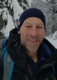 Philippe en randonnée hivernale