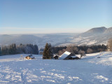 Chalets d'alpage sur piste bleue La Grolle - les Habères