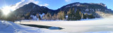 Snowshoeing itinerary 