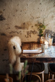 salle de restaurant - ambiance chaleureuse