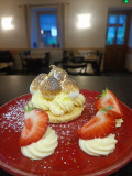 dessert sablé chantilly fraises