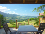vue sur la Vallée Verte depuis la chambre