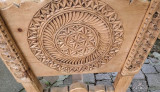 côté de berceau sculpté