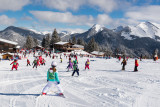 Apprentissage du ski pour les enfants - © Yvan Tisseyre / OT Vallée d'Aulps Apprentissage du ski pour les enfants