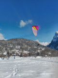 parapente hiver - © Les Hirondailes parapente hiver