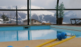 vue depuis piscine hiver vue depuis piscine hiver