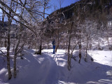 Les Mouilles snowshoe/nordic ski itinerary_Bellevaux