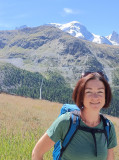 Stéphanie en randonnée