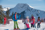 Premières glisses pour les plus jeunes - © Yvan Tisseyre/OT Vallée d'Aulps Premières glisses pour les plus jeunes