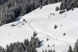 Ski itinérant en forêt - © Yvan Tisseyre/OT Vallée d'Aulps Ski itinérant en forêt