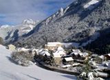 Bellevaux village hiver vallee du brevon