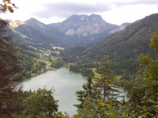 Vue depuis le panorama sur le Roc d'enfer