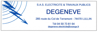 SAS ELECTRICITE ET TP DEGENEVE