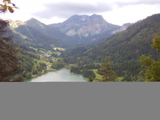 Vue depuis le panorama sur le Roc d'enfer