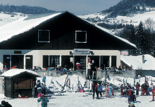 Terrasse du Christiana en hiver