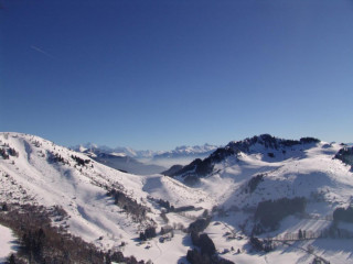 Randonnée raquettes du hameau de la Glappaz Habère-Poche Vallée Verte