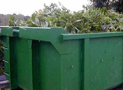 container à déchets verts