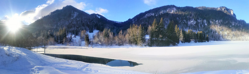 Snowshoeing itinerary 