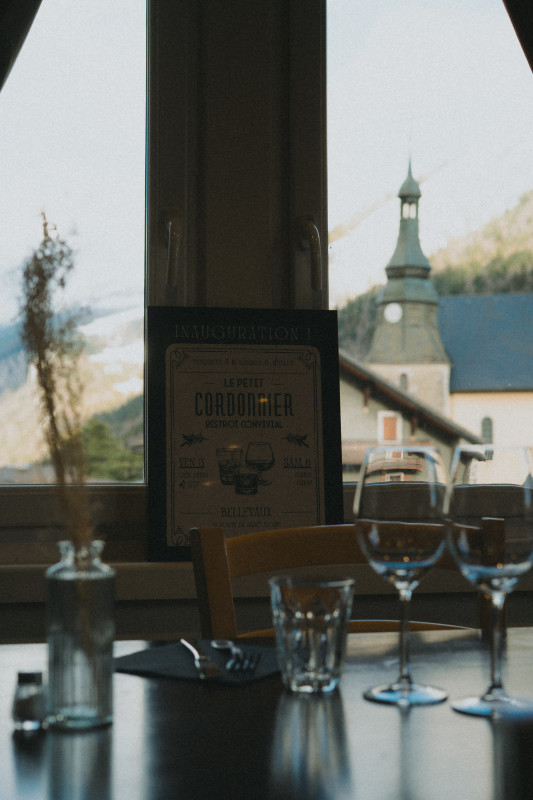 Restaurant au cœur du village