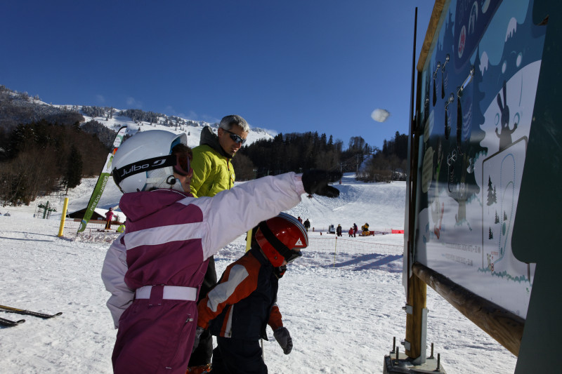 Espace ludique : Balade boule de neige 
