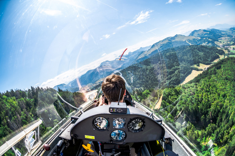 Survol des montagnes du Chablais