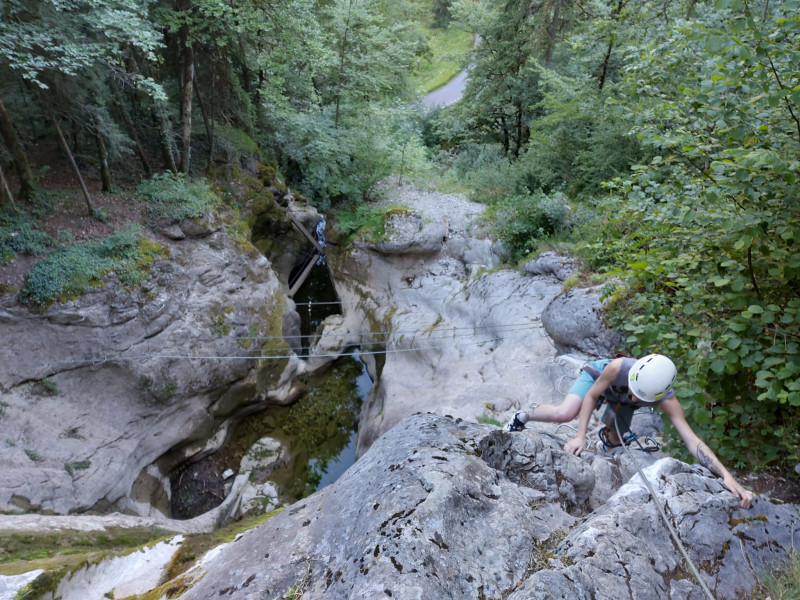 Via Ferrata de la cascade des nants