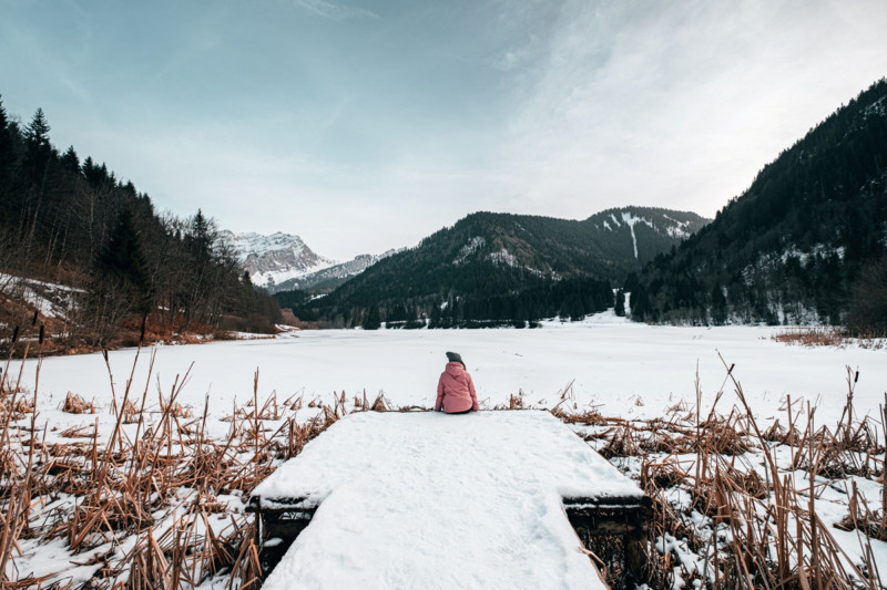 Snowshoeing itinerary 