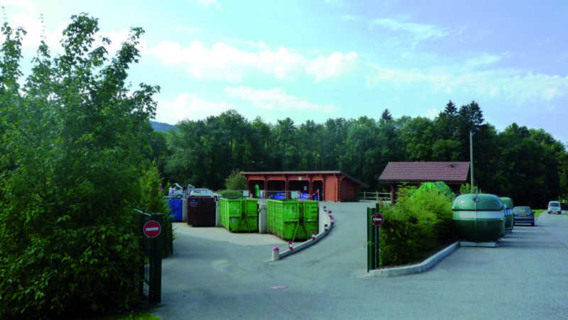 Déchetterie intercommunale Valléee Verte - © CCVV Déchetterie intercommunale Valléee Verte