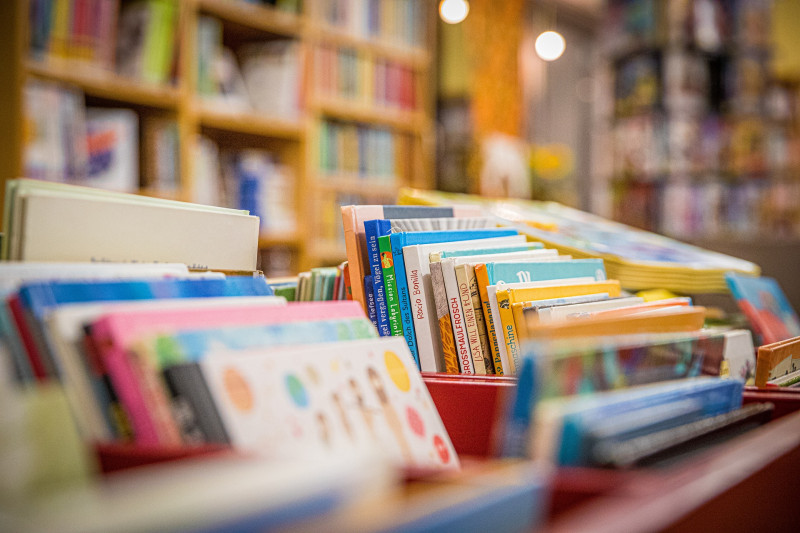 Livres à disposition à la bibliothèque