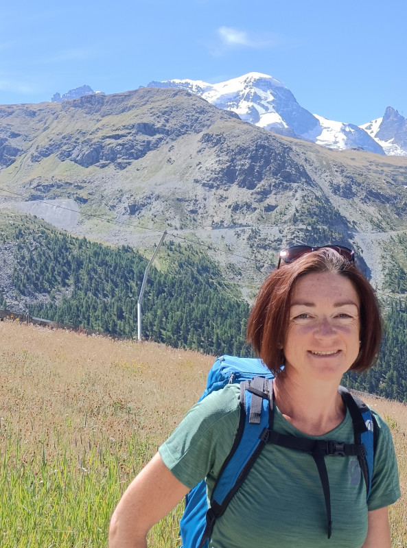 Stéphanie en randonnée Stéphanie en randonnée
