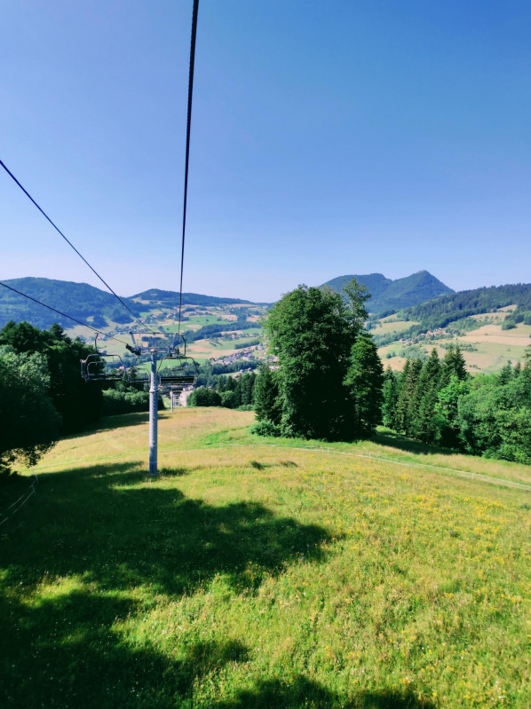 Vue village été depuis le TS