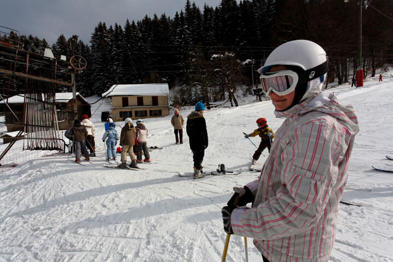 Ski-run of Col du Feu_Lullin
