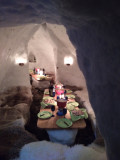 Fondue dans un igloo