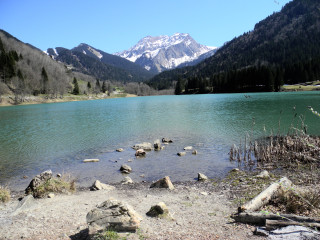 Activité au bord du Lac de Vallon