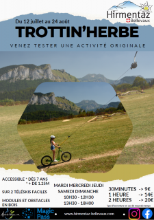 Affiche trottin herbe été 2025