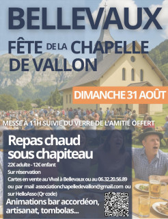 Fête à la Chapelle de Vallon_Bellevaux
