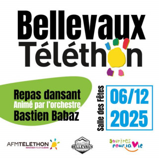 Repas dansant au profit du téléthon_Bellevaux