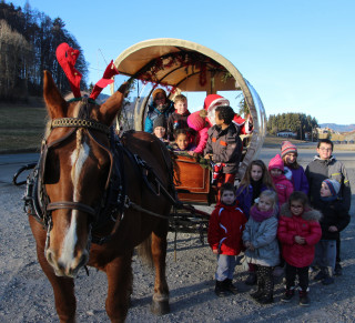 Arrivée du Père Noël à Bellevaux