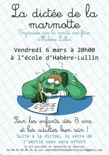 La Dictée de la Marmotte_Habère-Lullin La Dictée de la Marmotte_Habère-Lullin