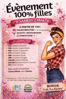 Evènement 100% Filles_Boëge