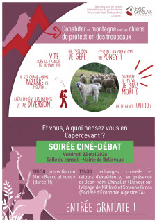 Soirée ciné-débat : Cohabiter en montagne avec les chiens de protection des troupeaux_Bellevaux