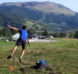 Lancé au disc golf Lancé au disc golf