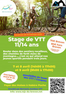 Mountain biking course for 11/14 year olds_Habère-Poche