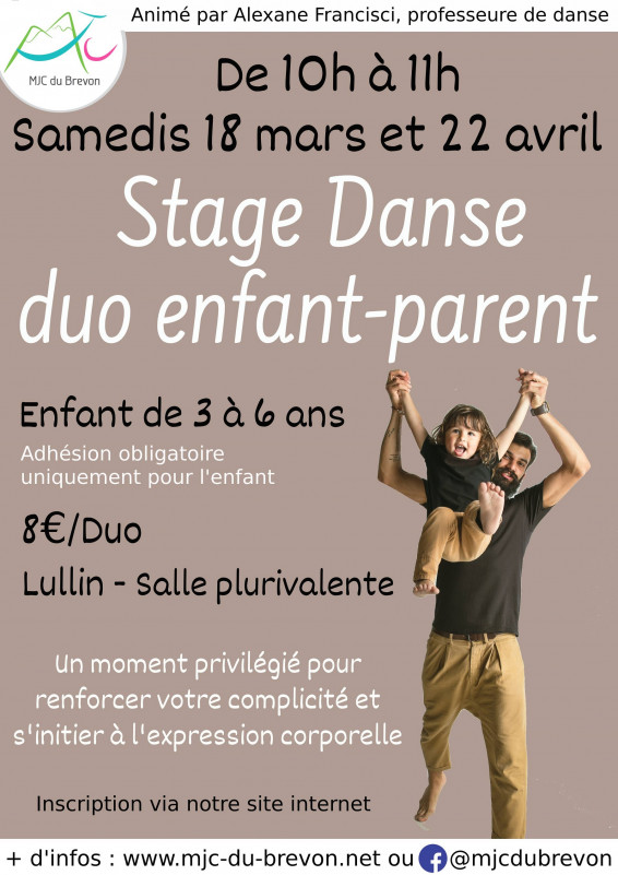Stage de danse enfant-parent